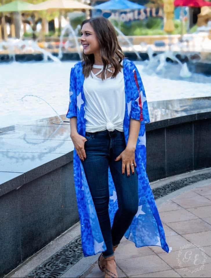American Star Kimono