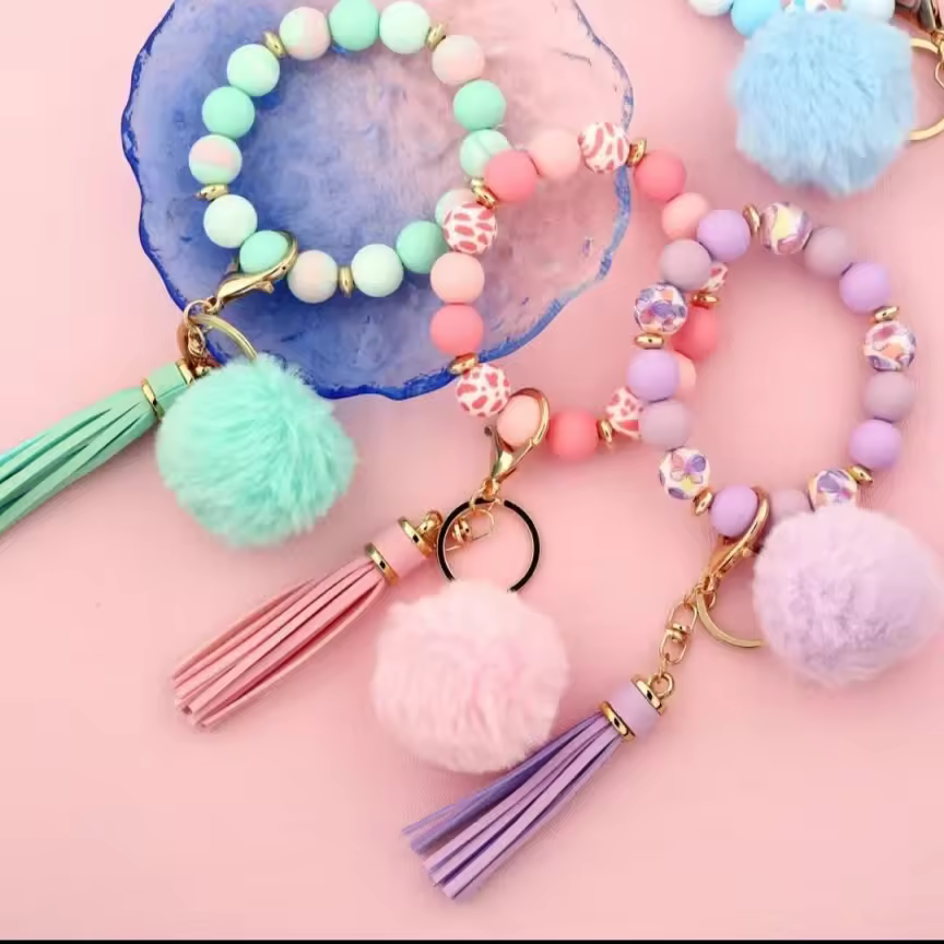 PomPom Wristlets