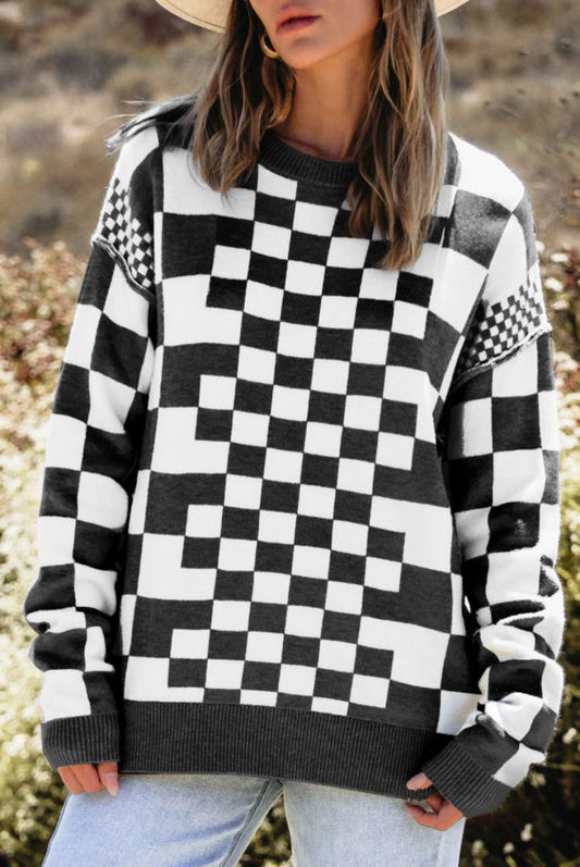 The Shadow Grid Sweater