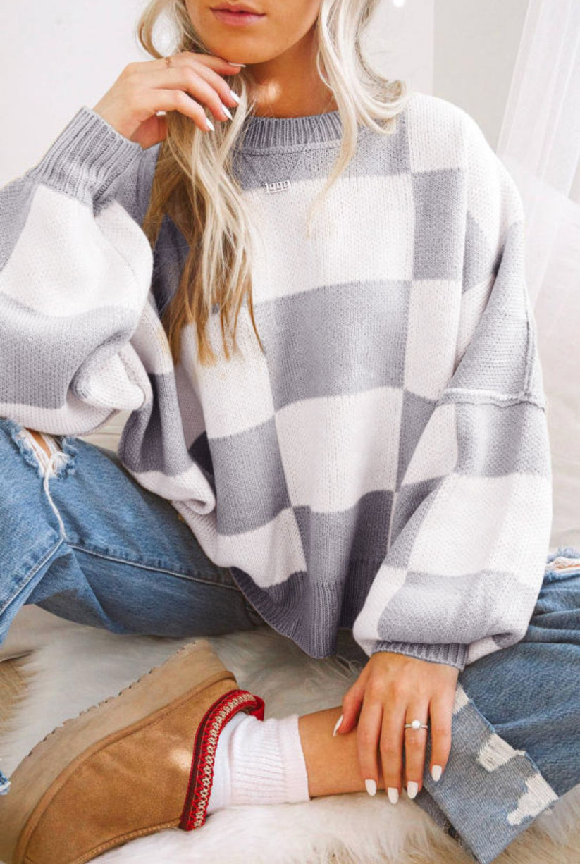 The Grid Sweater