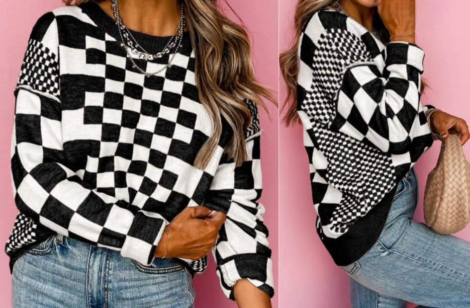 The Shadow Grid Sweater