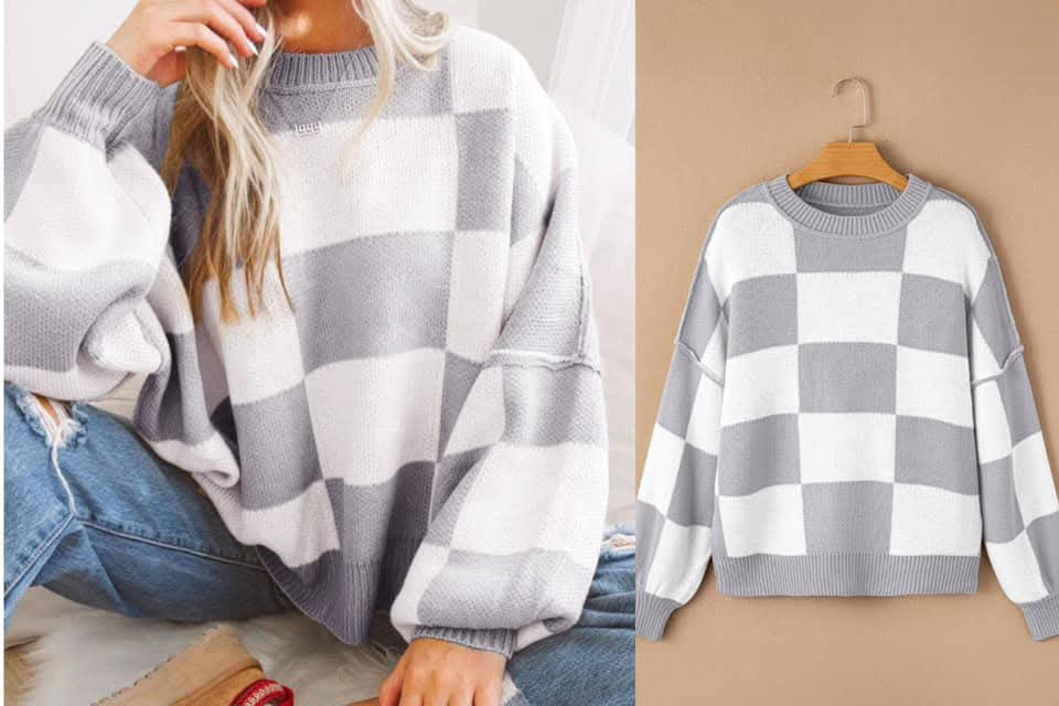The Grid Sweater