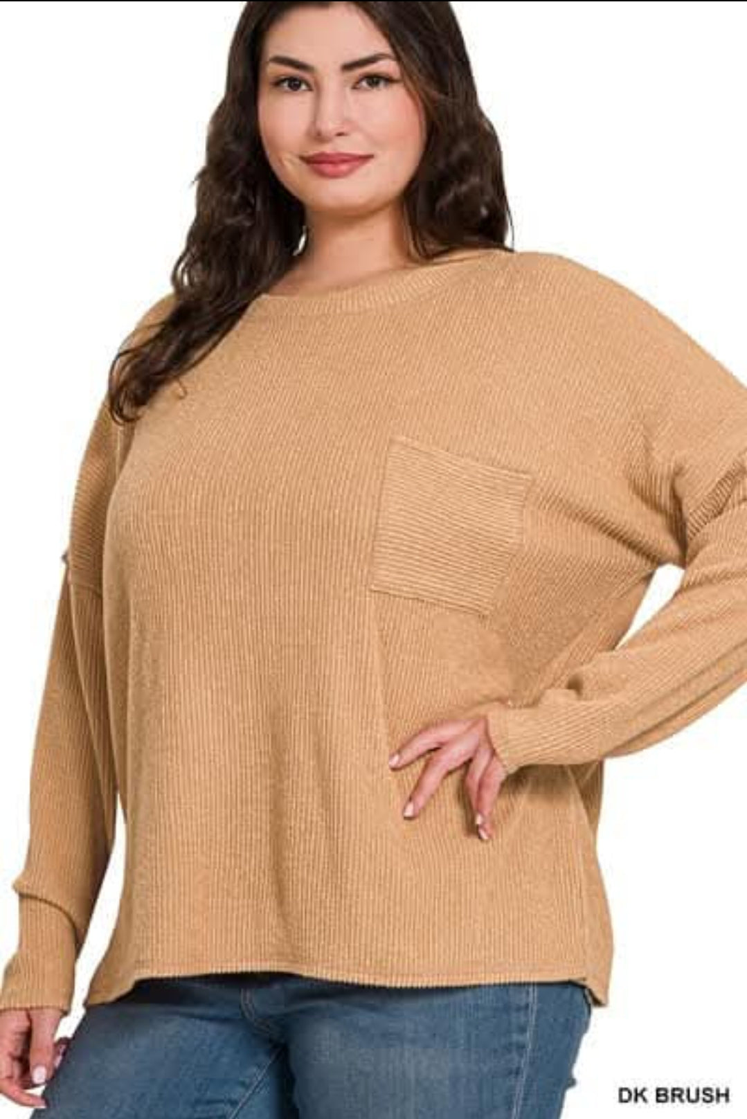 The Curvy Ribbed Sweater