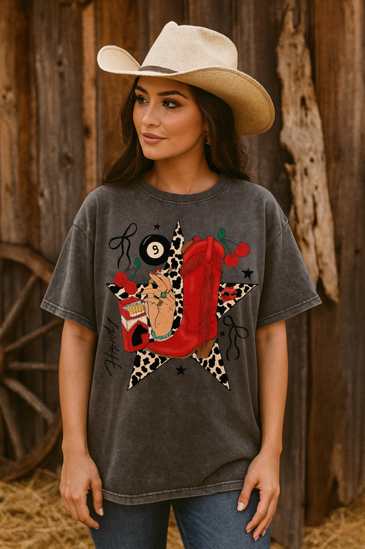 The Cherry Bomb Cowgirl Tee