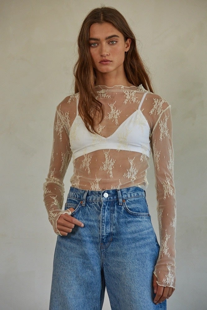 The Moonlit Lace Top