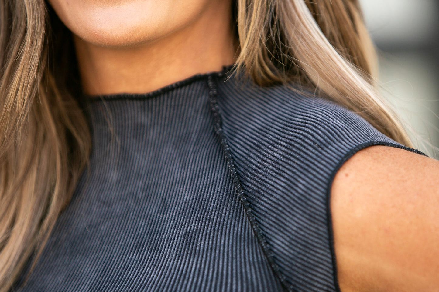 The After Hours Ribbed Crop